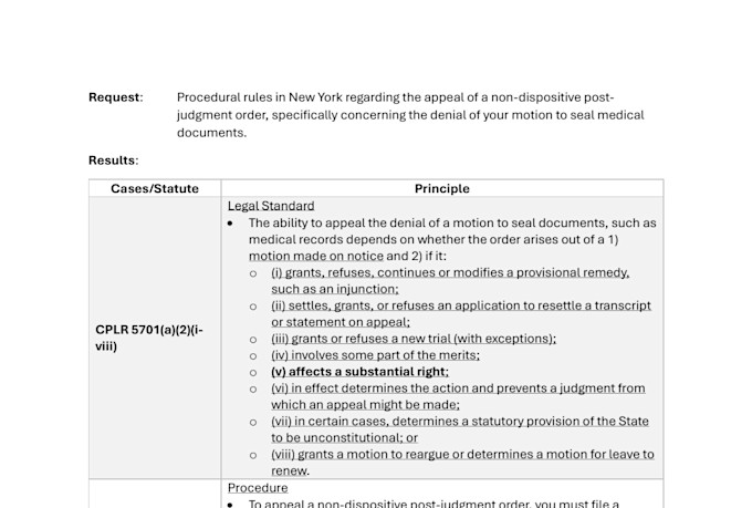 provide legal research and document review services
